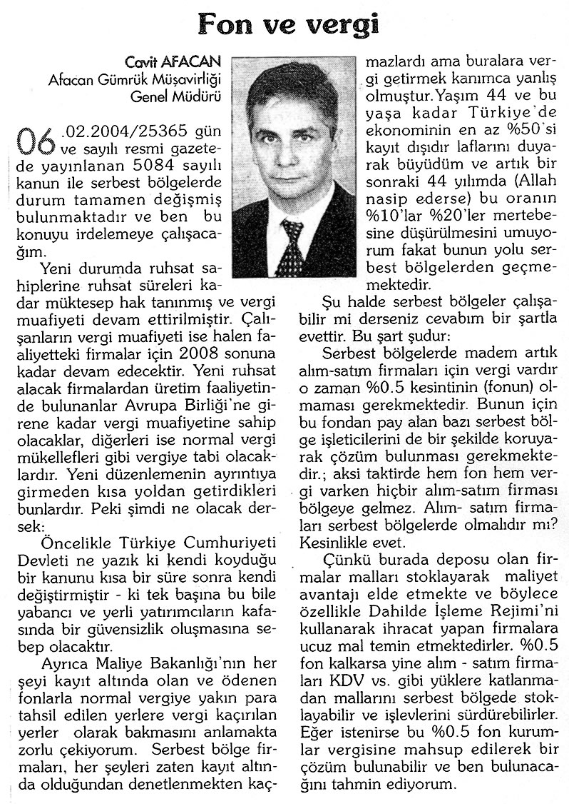 Basında Afacan — arşiv kupürü 3