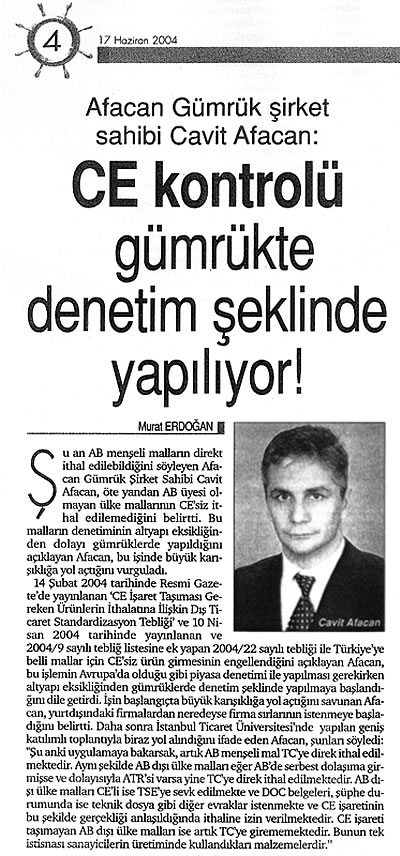 Basında Afacan — arşiv kupürü 4