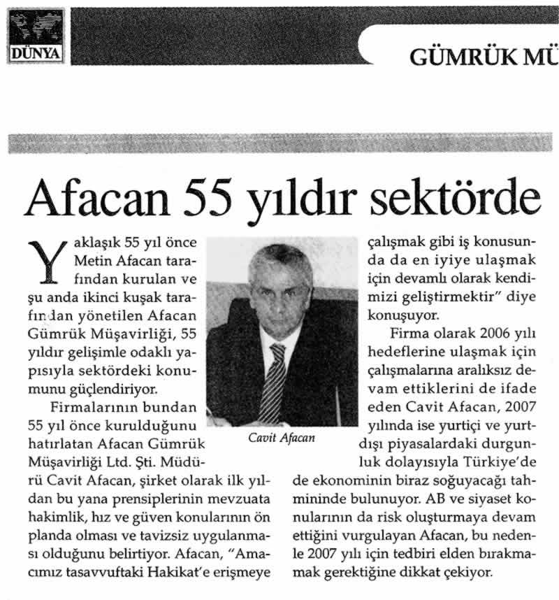 Basında Afacan — arşiv kupürü 7