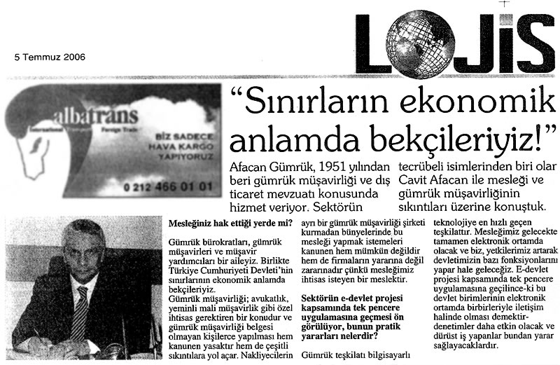 Basında Afacan — arşiv kupürü 8